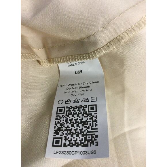 AW BRIDAL 6 S Cream Carole Floral Embroidered Formal Party Maxi Dress 0b13 - Picture 8 of 8